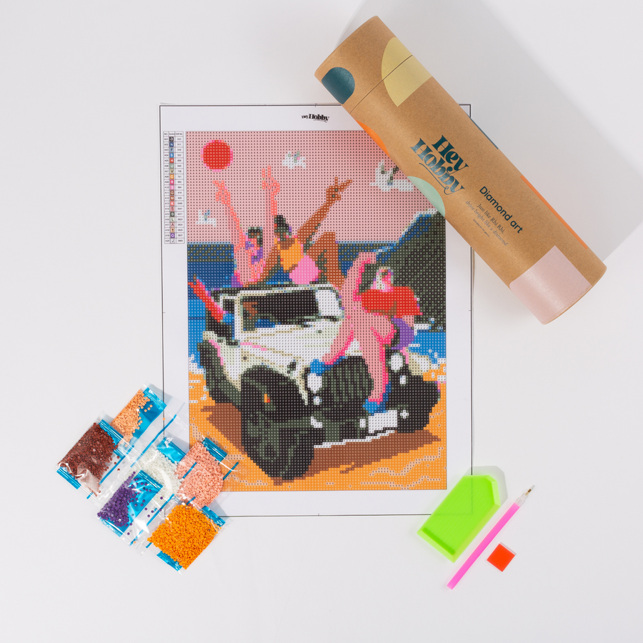 Jeepin' Around Diamond Art Kit